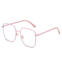 Load image into Gallery viewer, Square Sunglasses Women Brand Designer Vintage Alloy Frame Mint Anti-blue Light Eye Wear Optical Lens lunette de soleil