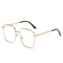 Load image into Gallery viewer, Square Sunglasses Women Brand Designer Vintage Alloy Frame Mint Anti-blue Light Eye Wear Optical Lens lunette de soleil