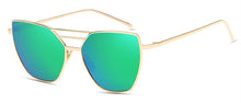 Carica l&#39;immagine nel visualizzatore di Gallery, Square Women Sunglasses Brand Designer Classic Metal Female Sun Glasses Men Coated Mirror UV400 Oculos De Sol