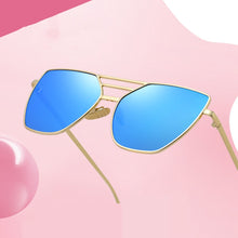 Carica l&#39;immagine nel visualizzatore di Gallery, Square Women Sunglasses Brand Designer Classic Metal Female Sun Glasses Men Coated Mirror UV400 Oculos De Sol