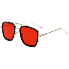 Carica l'immagine nel visualizzatore di Gallery, Luxury Steampunk Men Sunglasses Tony Stark Iron Man Sun Glasses Vintage Metal Eyewear Steam Punk Sunglass UV400 Male Gafas