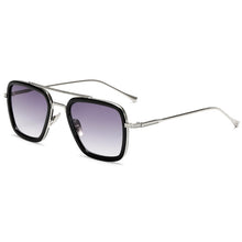 Carica l'immagine nel visualizzatore di Gallery, Luxury Steampunk Men Sunglasses Tony Stark Iron Man Sun Glasses Vintage Metal Eyewear Steam Punk Sunglass UV400 Male Gafas