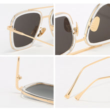 Load image into Gallery viewer, Steampunk Men Sunglasses Tony Stark Iron Man Sun Glasses Vintage Metal Eyewear Steam Punk Sunglass UV400 Male Gafas