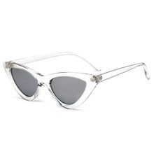 Load image into Gallery viewer, Sunglasses Cute Sexy Retro Cat Eye Sunglasses Women Small Black White Triangle Vintage Lady Sun Glasses Red Femal