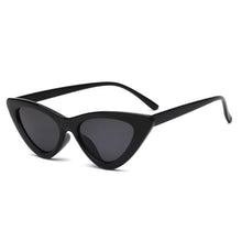 Load image into Gallery viewer, Sunglasses Cute Sexy Retro Cat Eye Sunglasses Women Small Black White Triangle Vintage Lady Sun Glasses Red Femal