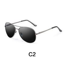 Load image into Gallery viewer, Sunglasses Men Polarized Uv400  Driving Sun Glasses Brand Designer Male Vintage Black Pilot Sunglasses