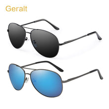Load image into Gallery viewer, Sunglasses Men Polarized Uv400  Driving Sun Glasses Brand Designer Male Vintage Black Pilot Sunglasses