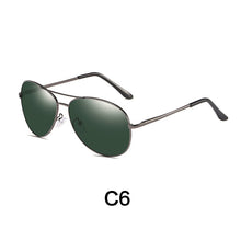 Load image into Gallery viewer, Sunglasses Men Polarized Uv400  Driving Sun Glasses Brand Designer Male Vintage Black Pilot Sunglasses