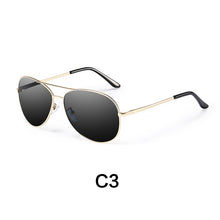 Load image into Gallery viewer, Sunglasses Men Polarized Uv400  Driving Sun Glasses Brand Designer Male Vintage Black Pilot Sunglasses