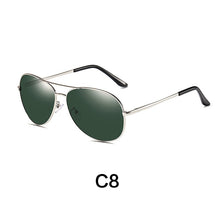 Load image into Gallery viewer, Sunglasses Men Polarized Uv400  Driving Sun Glasses Brand Designer Male Vintage Black Pilot Sunglasses