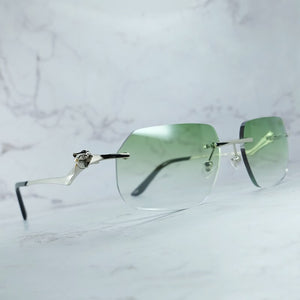 Luxury Sunglasses Mens Panther Rimless Carter Trending Sun Glasses Retro Classic Shades Eyewear For Women Lentes De Sol