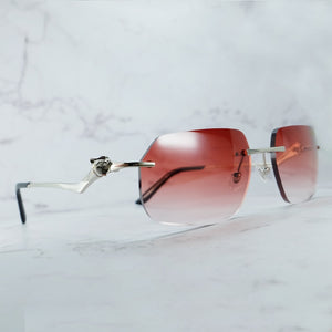 Luxury Sunglasses Mens Panther Rimless Carter Trending Sun Glasses Retro Classic Shades Eyewear For Women Lentes De Sol