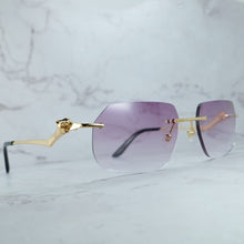Load image into Gallery viewer, Luxury Sunglasses Mens Panther Rimless Carter Trending Sun Glasses Retro Classic Shades Eyewear For Women Lentes De Sol