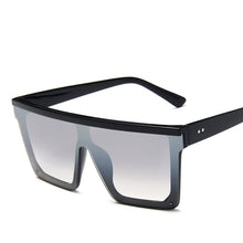 Load image into Gallery viewer, Sunglasses Women 2023 Oversized Transparent Sunglasses Designer Men Vintage Flat Top Eyewear UV400 Gafas de sol