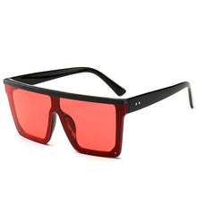 Load image into Gallery viewer, Sunglasses Women 2023 Oversized Transparent Sunglasses Designer Men Vintage Flat Top Eyewear UV400 Gafas de sol