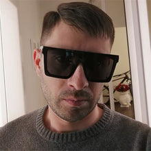 Load image into Gallery viewer, Sunglasses Women 2023 Oversized Transparent Sunglasses Designer Men Vintage Flat Top Eyewear UV400 Gafas de sol