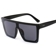 Load image into Gallery viewer, Sunglasses Women 2023 Oversized Transparent Sunglasses Designer Men Vintage Flat Top Eyewear UV400 Gafas de sol