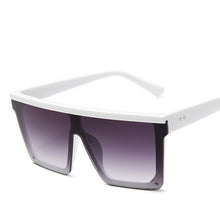 Load image into Gallery viewer, Sunglasses Women 2023 Oversized Transparent Sunglasses Designer Men Vintage Flat Top Eyewear UV400 Gafas de sol