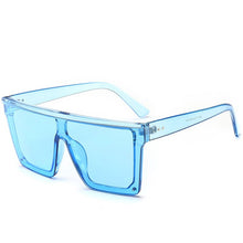 Load image into Gallery viewer, Sunglasses Women 2023 Oversized Transparent Sunglasses Designer Men Vintage Flat Top Eyewear UV400 Gafas de sol