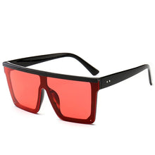 Load image into Gallery viewer, Sunglasses Women 2023 Oversized Transparent Sunglasses Designer Men Vintage Flat Top Eyewear UV400 Gafas de sol