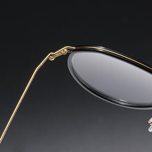 Carica l&#39;immagine nel visualizzatore di Gallery, Titanium Alloy Glasses Frame Men Optical Myopia Prescription Eyeglasses Frame Women Retro Denmark Screwless Brand Eyewear