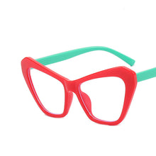 Load image into Gallery viewer, Trend Cat Eye Oversized Frame Glasses Ladies Blu-ray Glasses Brand Designer Eyeglasses Frames For Women  Brand