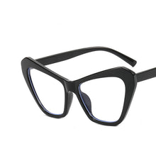 Load image into Gallery viewer, Trend Cat Eye Oversized Frame Glasses Ladies Blu-ray Glasses Brand Designer Eyeglasses Frames For Women  Brand
