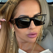 Load image into Gallery viewer, Trend Gradient Square Frame Sunglasses Uv400 Brand Designer Trend Products 2023 Women&#39;s Sunglasses Unisex