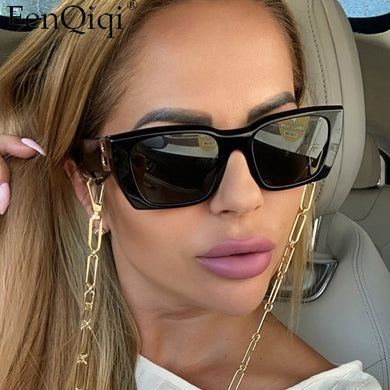Trend Gradient Square Frame Sunglasses Uv400 Brand Designer Trend Products 2023 Women's Sunglasses Unisex