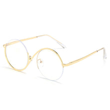 Load image into Gallery viewer, Trend Round Oversized Frame Glasses Uv400 Ladies Blu-ray Glasses Brand Designer Glasses Frame Ladies  Brand