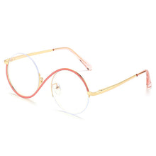 Load image into Gallery viewer, Trend Round Oversized Frame Glasses Uv400 Ladies Blu-ray Glasses Brand Designer Glasses Frame Ladies  Brand