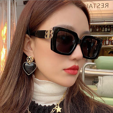 Women Oversized Square Sunglasses Brand Designer Ladies Sun Glasses Vintage Shades UV400 Eyewear Oculos De Sol