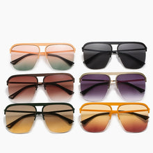 Load image into Gallery viewer, Women Square Sunglasses Oversized Original Brand Design Sun Glasses Female Men Travel Beach Shades Eyewear UV400