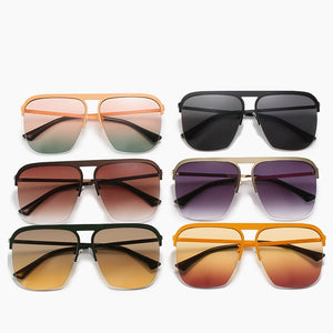 Women Square Sunglasses Oversized Original Brand Design Sun Glasses Female Men Travel Beach Shades Eyewear UV400