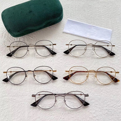 brand Glasses Frame Men Retro Round Myopia Optical Prescription Eyeglasses Frames Women Vintage Eyewear With original box