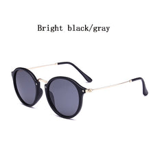Load image into Gallery viewer, brand Women Sunglasses Brand Designer round Clear Lens Sunglasses Metal Men Vintage uv400 Sun Glasses