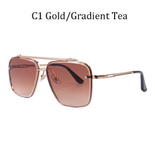 Load image into Gallery viewer, brand design  Classic Mach Six Style 2022 Gradient lens Sunglasses Men Vintage Brand Design Sun Glasses Oculos
