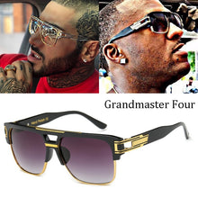 Load image into Gallery viewer, Luxury brand design Fashion Classic grandmaster four Style Gradient lens Sunglasses Men Vintage Sun Glasses Oculos