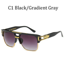 Load image into Gallery viewer, Luxury brand design Fashion Classic grandmaster four Style Gradient lens Sunglasses Men Vintage Sun Glasses Oculos