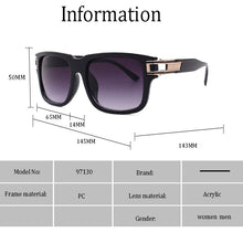 Load image into Gallery viewer, Luxury brand design Fashion Classic grandmaster four Style Gradient lens Sunglasses Men Vintage Sun Glasses Oculos