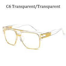 Load image into Gallery viewer, Luxury brand design Fashion Classic grandmaster four Style Gradient lens Sunglasses Men Vintage Sun Glasses Oculos