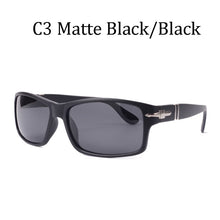 Load image into Gallery viewer, classic vintage steve 007 daniel craig style polarized sunglasses man driving brand design rectangle sunglasses  oculos