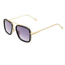 Carica l'immagine nel visualizzatore di Gallery, Occhiali da sole di lusso Tony Stark Avengers di lusso da donna Occhiali da sole da uomo dal design quadrato di marca Oculos retrò maschile Iron Man