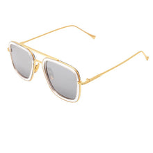 Carica l'immagine nel visualizzatore di Gallery, Occhiali da sole di lusso Tony Stark Avengers di lusso da donna Occhiali da sole da uomo dal design quadrato di marca Oculos retrò maschile Iron Man