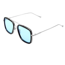 Carica l'immagine nel visualizzatore di Gallery, Occhiali da sole di lusso Tony Stark Avengers di lusso da donna Occhiali da sole da uomo dal design quadrato di marca Oculos retrò maschile Iron Man