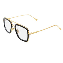 Carica l'immagine nel visualizzatore di Gallery, Occhiali da sole di lusso Tony Stark Avengers di lusso da donna Occhiali da sole da uomo dal design quadrato di marca Oculos retrò maschile Iron Man