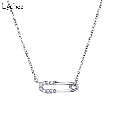 Locks Pendant Necklace 925 Sterling Silver Necklace For Woman 925 Jewelry Chain Fine Jewelry Fashion