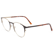 Carica l&#39;immagine nel visualizzatore di Gallery, M013 Metal Women men classical Round design Optical Glasses frames two tones red black golden eye glasses frame
