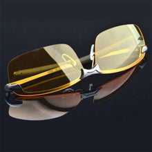 Load image into Gallery viewer, M4 Polarized Sunglasses Night Vision Goggles men&#39;s car Driving Glasses Anti-glare Silver  Alloy Frame glasses
