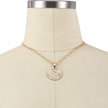 Load image into Gallery viewer, Bohemia Portrait Alloy Gold Coin Pendant Necklaces For Women Vintage Rose Fashion Long Necklace 2020 Jewelry Gifts
